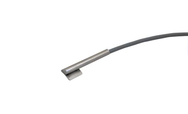 promesstec Pt100 Anlegefühler / Anlegehülse Edelstahl / 5m PVC-Leitung / 3-Leiter / -50°C…+85°C