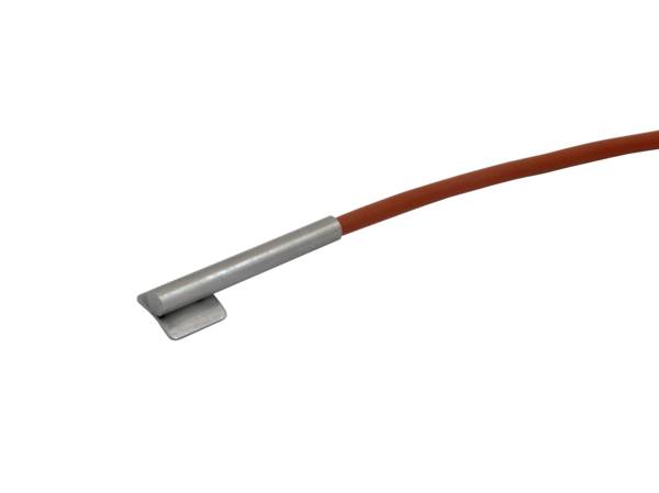 promesstec Pt100 Anlegefühler / Anlegehülse Edelstahl / 5m Silikon-Leitung / 3-Leiter / -50°C…+180°C