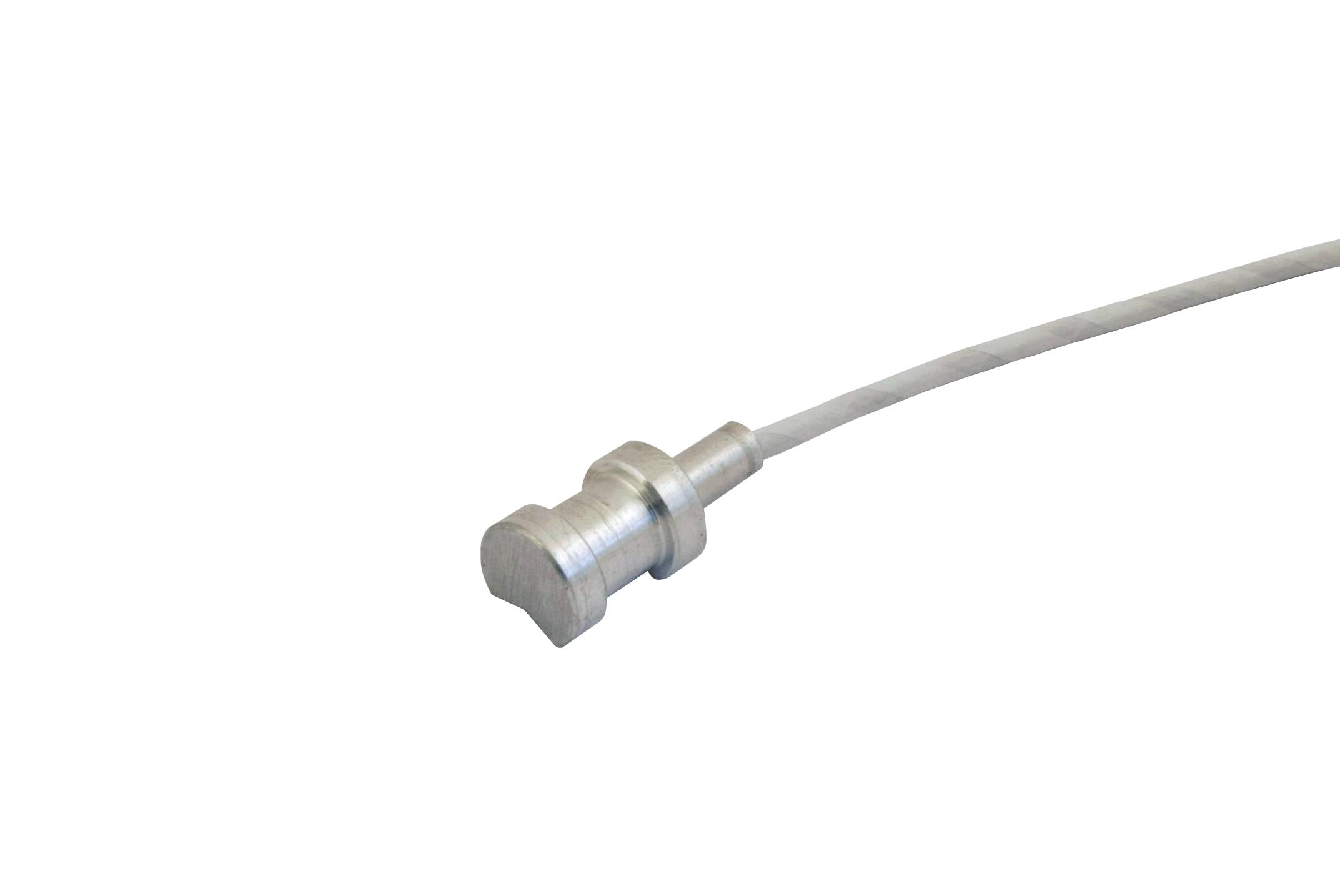 promesstec Pt1000 Anlegefühler / Aluminium-Anlegeprisma/ 5m PTFE-Leitung / 2-Leiter / -50°C…+260°C-0