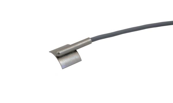 promesstec Pt1000 Anlegefühler / Anlegehülse Messing / 5m PVC-Leitung / 2-Leiter / -50°C…+85°C