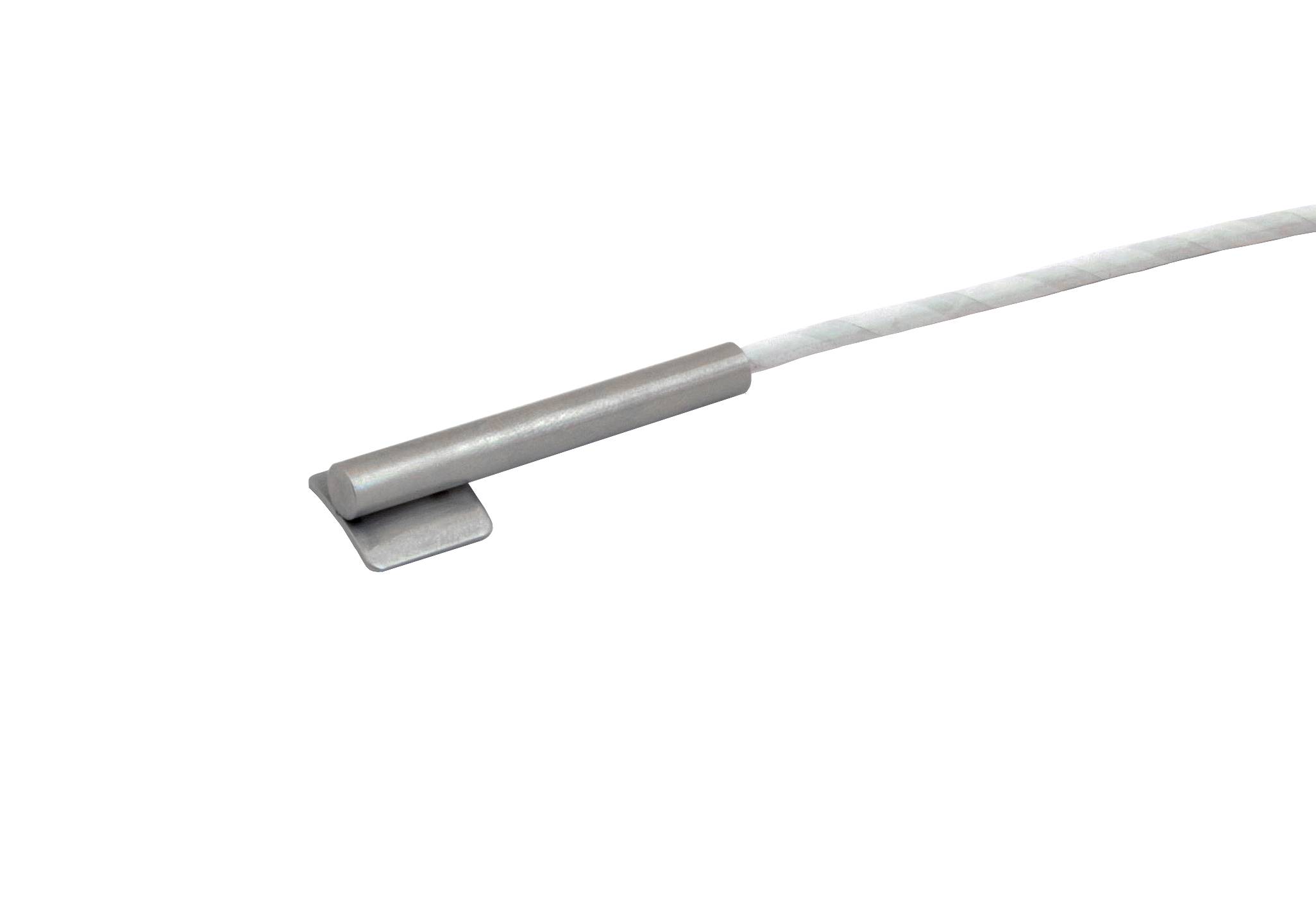 promesstec Pt1000 Anlegefühler / Anlegehülse Edelstahl / 2m PTFE-Leitung / 2-Leiter / -50°C…+260°C-0