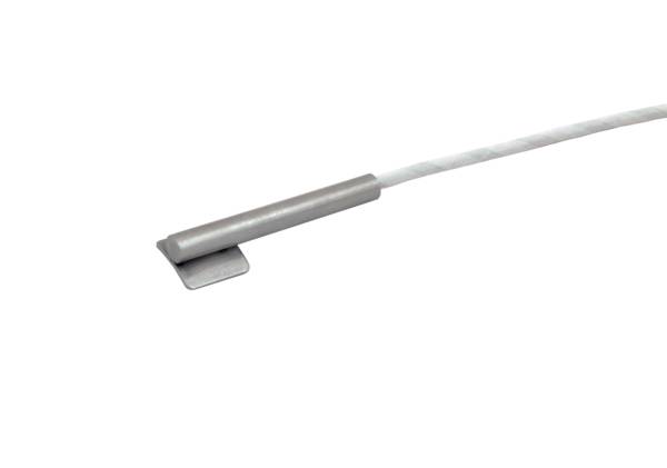 promesstec Pt1000 Anlegefühler / Anlegehülse Edelstahl / 2m PTFE-Leitung / 2-Leiter / -50°C…+260°C