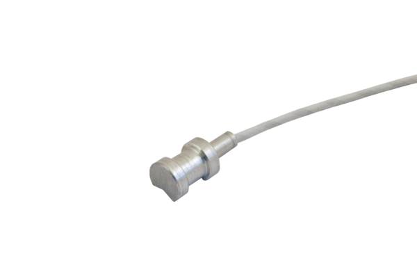 promesstec Pt1000 Anlegefühler / Aluminium-Anlegeprisma/ 2m PTFE-Leitung / 2-Leiter / -50°C…+260°C