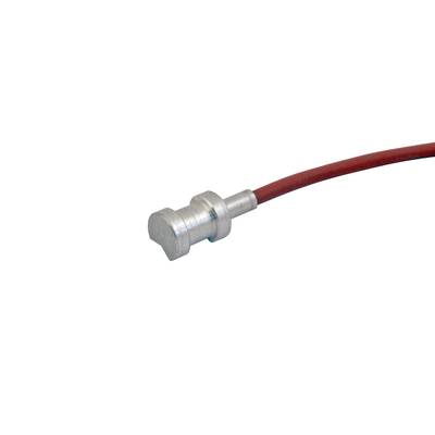 promesstec Pt1000 Anlegefühler / Aluminium-Anlegeprisma/ 5m Silikon-Leitung / 2-Leiter / -50°C…+180°C-0