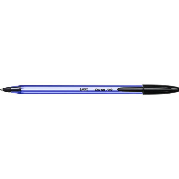 BIC Kugelschreiber Cristal Soft, Strichfarbe: schwarz (5103499)