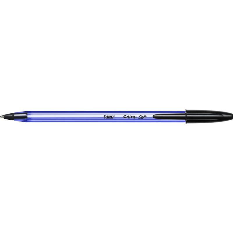 BIC Kugelschreiber Cristal Soft, Strichfarbe: schwarz (5103499)-0