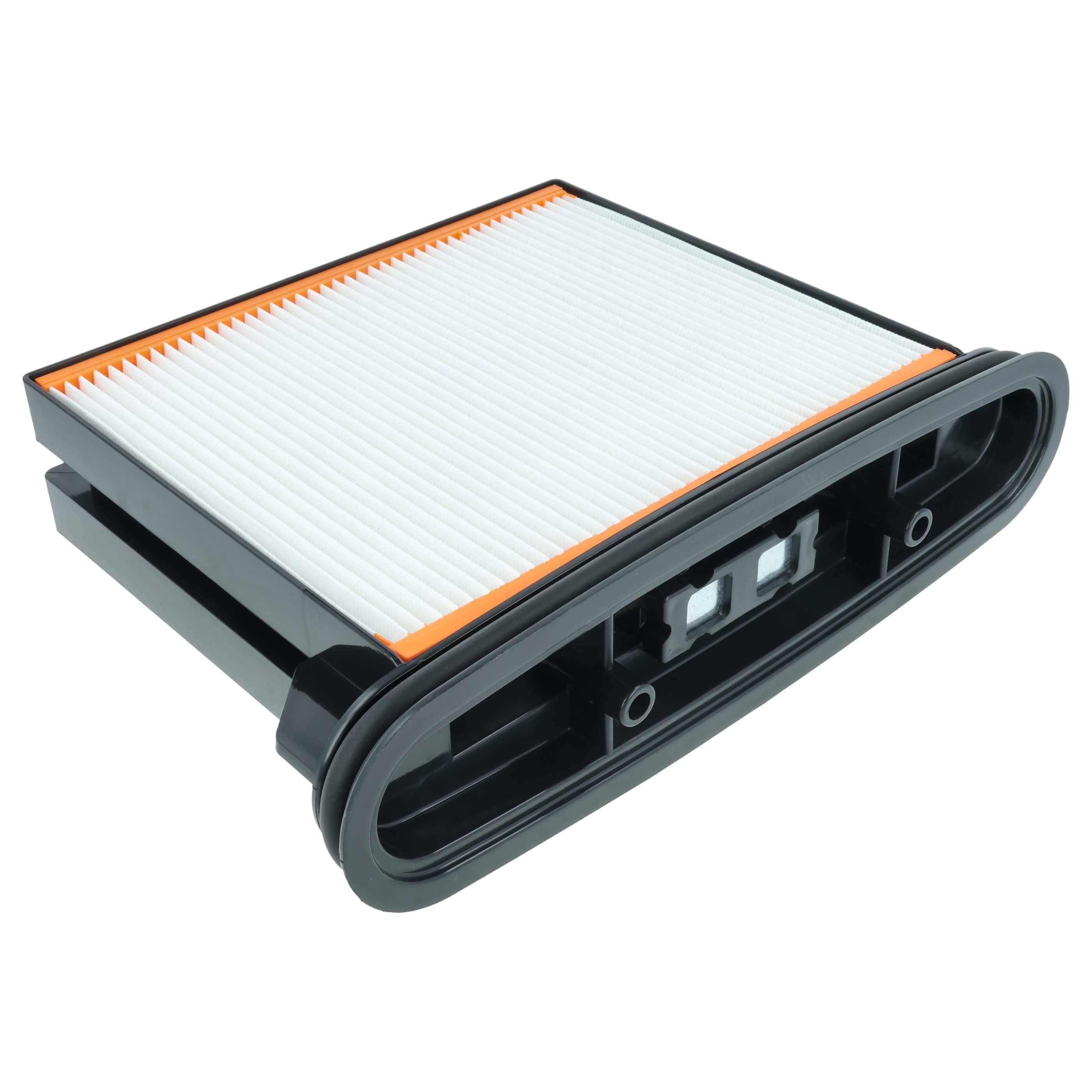 vhbw Flachfaltenfilter F8 kompatibel mit AEG RSE 1400 Industriestaubsauger Staubsauger-3