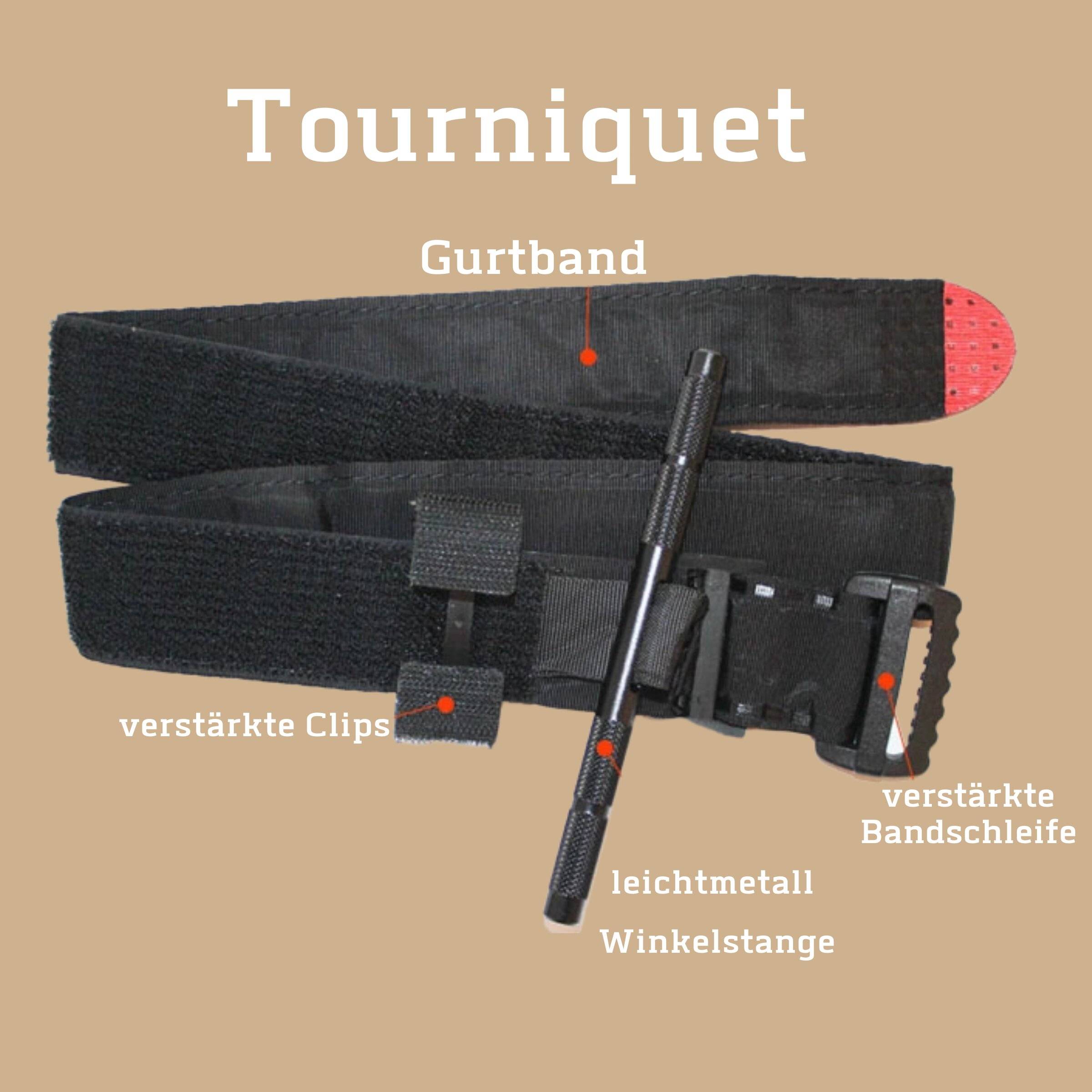 Notfall Tourniquet -MTE- Aderpresse Blutverlust Kontrolle Erste Hilfe Reaktion schwarz-5