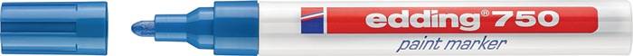 Lackmarker 750 blau Strich-B.2-4mm Rundspitze EDDING-0
