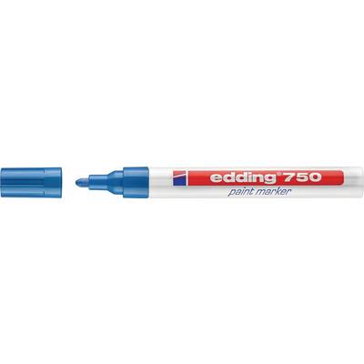 Lackmarker 750 blau Strich-B.2-4mm Rundspitze EDDING-0