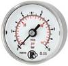 Standardmanometer CrNi-Stahl G 1/4 hinten zentr. 0 - 1,0 bar D. 40