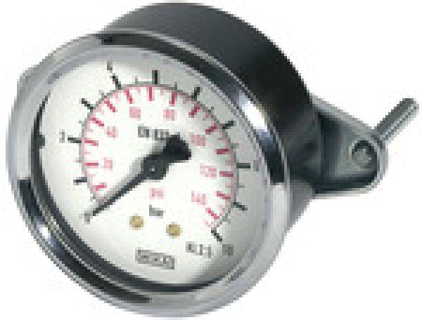 Riegler 110.95, Standardmano, Dreikantfrontring, G 1/4 hinten, 0 - 6,0 bar, Ø 63, P/n: 101934