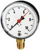 Standardmanometer, Kunststoffgeh., G 1/2 unten, -1/+5,0 bar, Ø 80