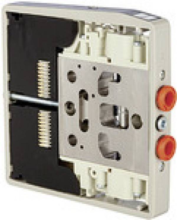 Riegler I 6, Ventilscheibe HDM, Anschl.6mm, 2x3/2 NC mono oder 5/3 Mitte entl., P/n: 106681