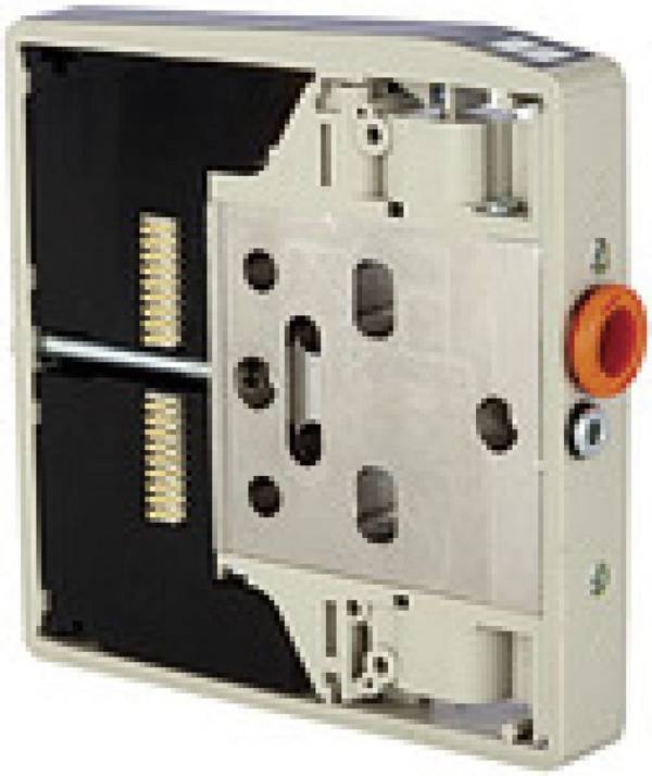 METAL WORK Zwischenplatte für Ventilinsel HDM mit zusätzlicher Zu- und Abluft, Temp. -10 °C bis 60 °C.  Diese kompakten
