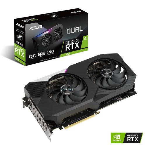 ASUS DUAL-RTX3070-O8G - OC Edition - Grafikkarten - GF RTX 3070 - 8 GB GDDR6 - PCIe 4.0-4