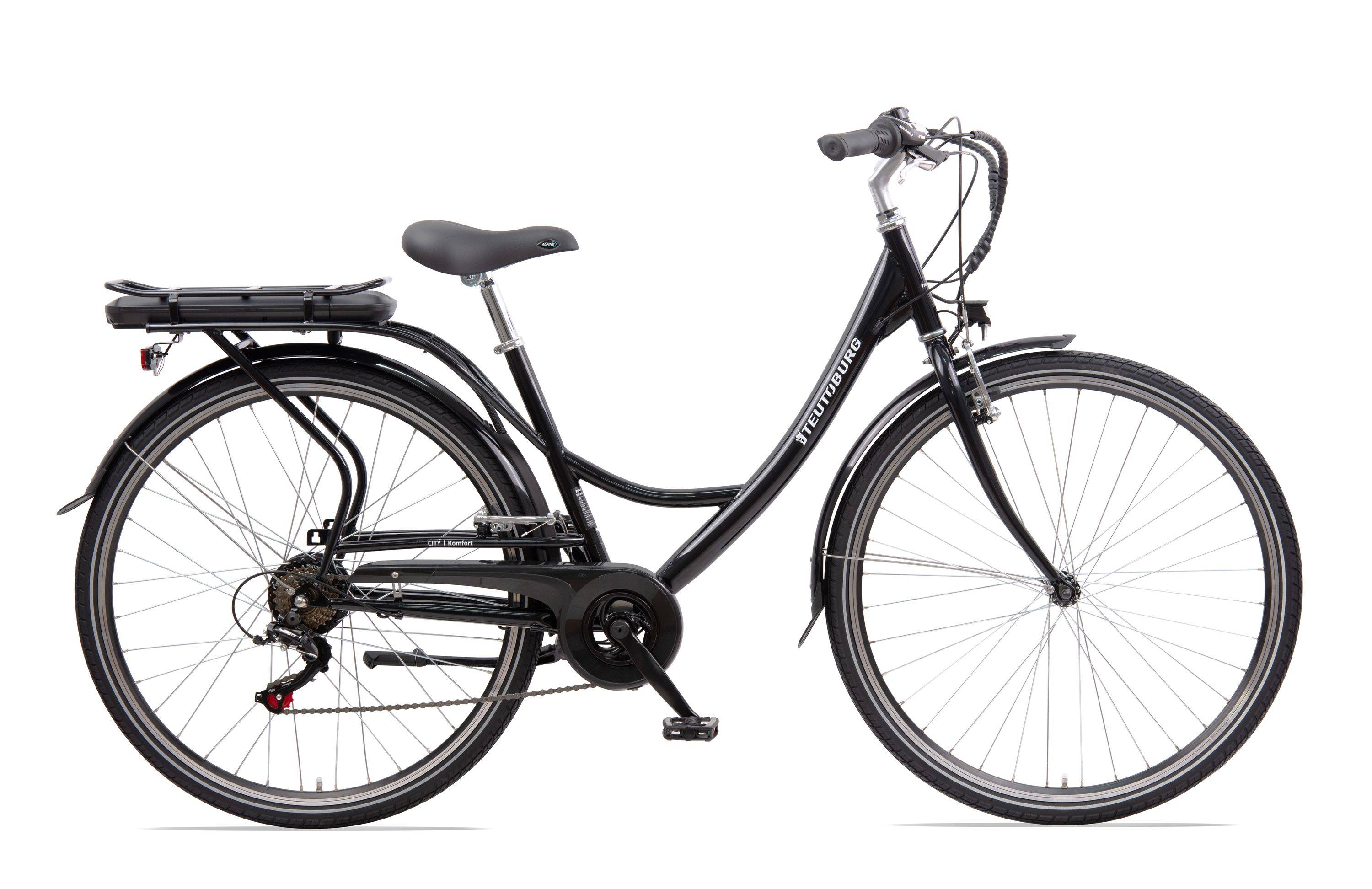 Teutoburg Senne Pedelec mit 7-Gang Shimano Kettenschaltung, 250W und 10,4 Ah / 36 V Lithium-Ionen-Akku-1