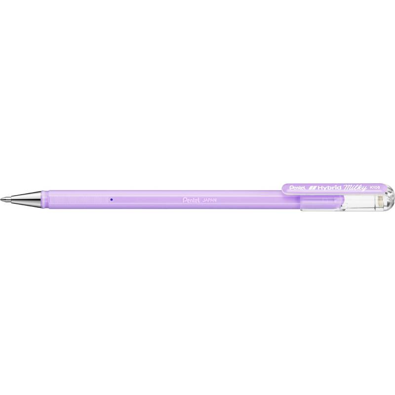 Pentel Gel-Tintenroller Hybrid Milky, pastellviolett-0