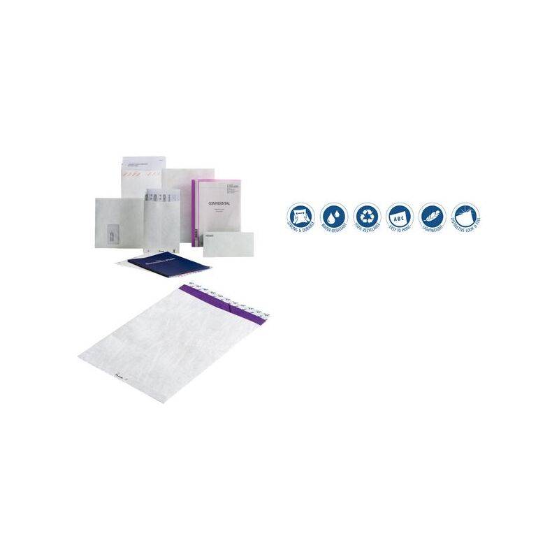 Tyvek Versandtaschen B4, ohne Fenster, 55 g/qm, Großpackung-0