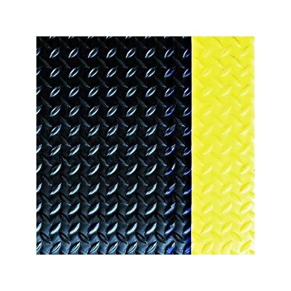 Arbeitsplatzmatte Yoga Deck Ultra 90x150cm schwarz/gelb-1