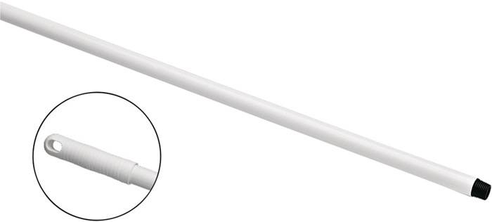 HACCP-Glasfaserstiel m.Gewinde 150cm,weiß-1