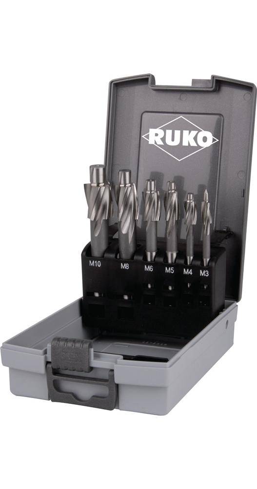 RUKO Flachsenkersatz DIN 373 M3-M10 mittel für Durchgangsloch HSS-0