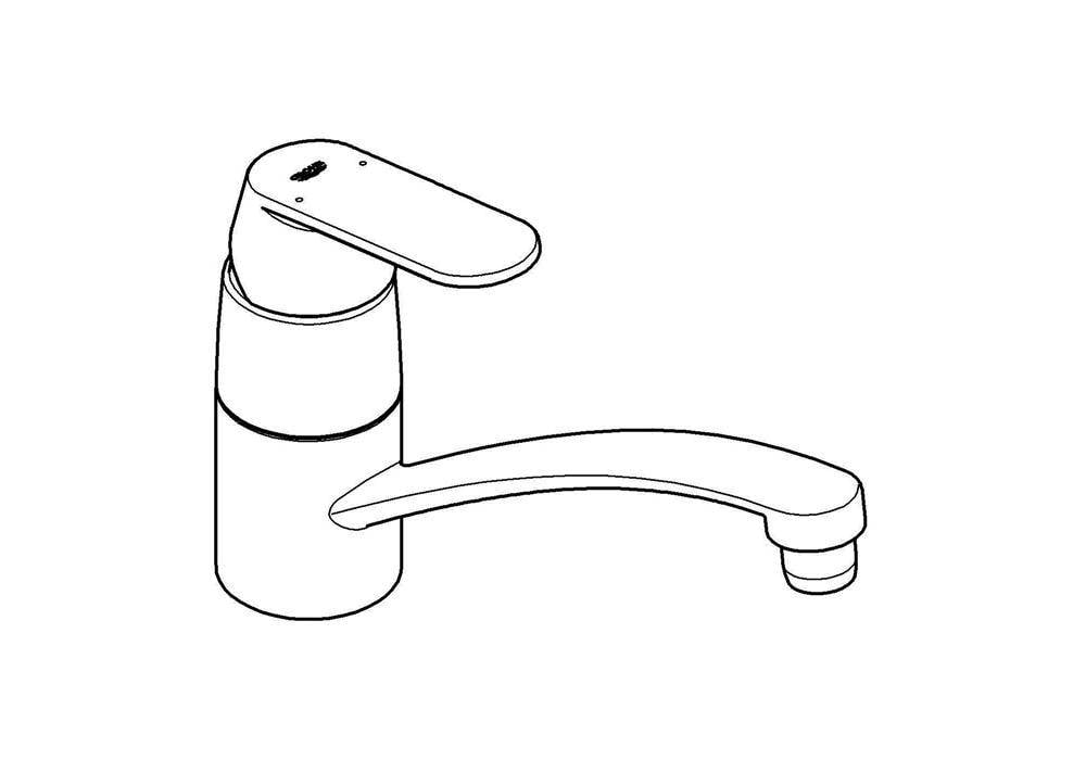 Grohe EH-Spültischbatterie EUROSMART C 1/2Zoll fla Ala chr-2