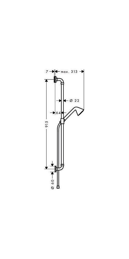 hansgrohe Brauseset AXOR designed by Front chrom-2