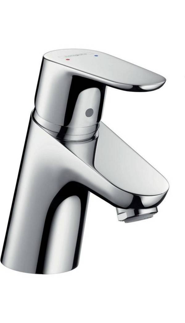 Hansgrohe Focus Einhebel-Waschtischmischer 70mm 5l/min mit Zugstangen-Garnitur, Chrom