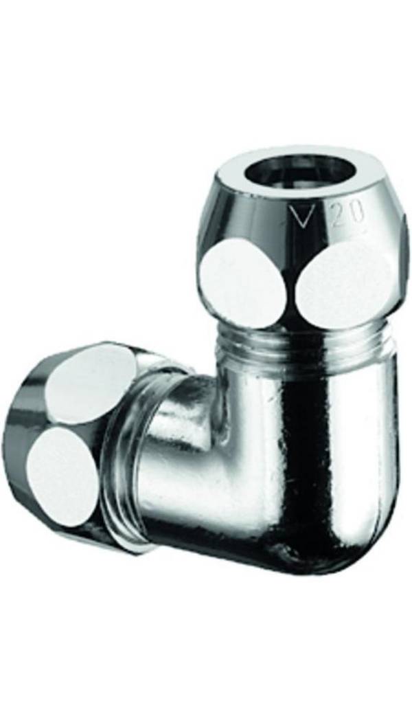 SCHELL Winkel-Doppel-Verschraubung 3/8"AGx3/8"AG, d:10, chrom