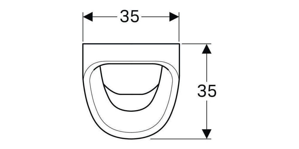 Geberit Urinal ALLER we-4