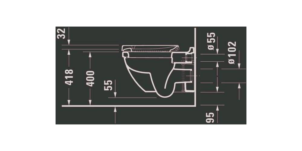 Duravit Starck 3 WC-Sitz mit Absenkautomatik, Scharnier Edelstahl, weiß, 1 Stk.-1