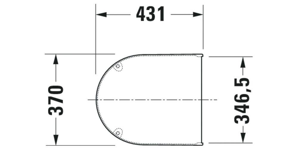 Duravit Starck 3 WC-Sitz mit Absenkautomatik, Scharnier Edelstahl, weiß, 1 Stk.-3
