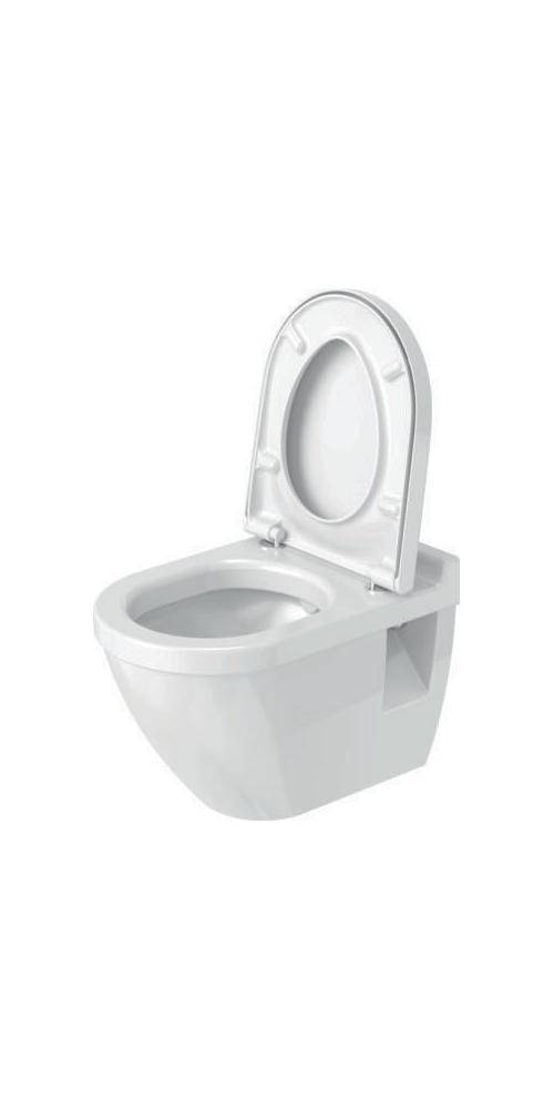Duravit Starck 3 WC-Sitz mit Absenkautomatik, Scharnier Edelstahl, weiß, 1 Stk.-4