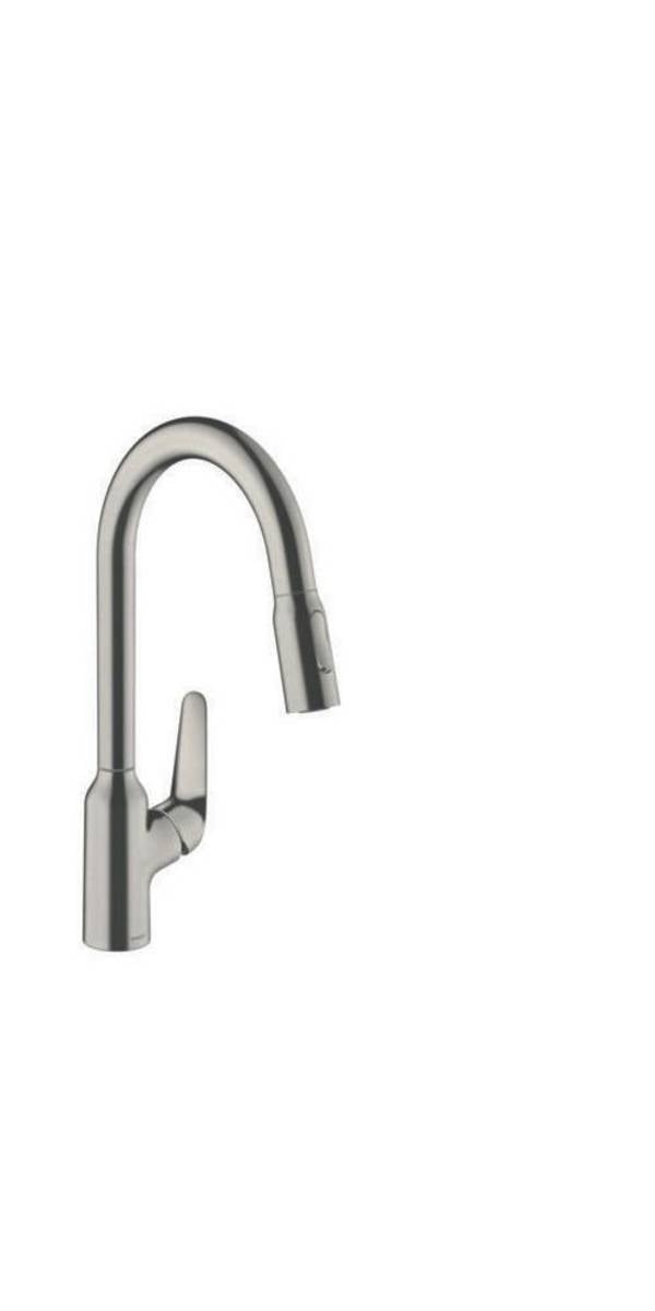 HG Spültischmischer 220 Ausziehbrause M429-H220ST edelstahl-optik
