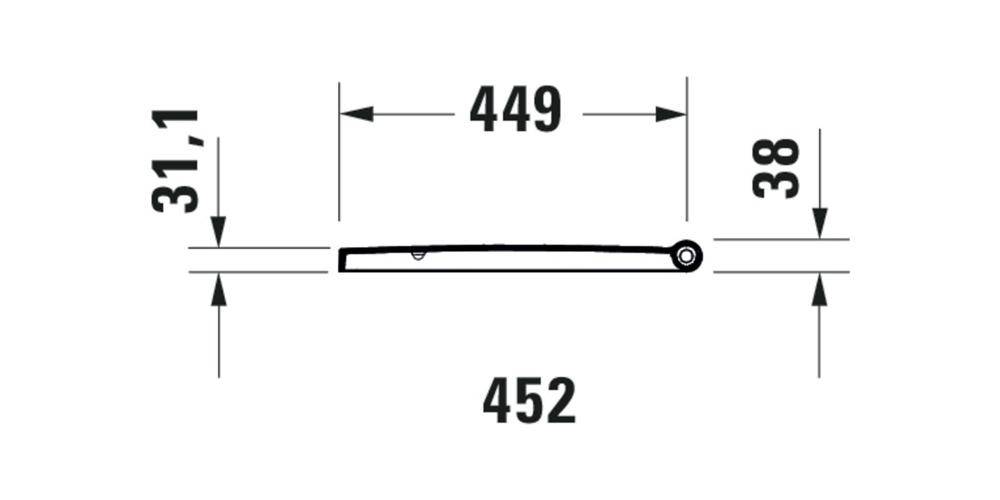 Duravit Wand-WC VERO AIR tief, 370x570mm weiß-2