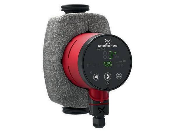 Grundfos Grundf Heizungsumwälzpumpe ALPHA2 230 V, PN 10, 180mm Typ