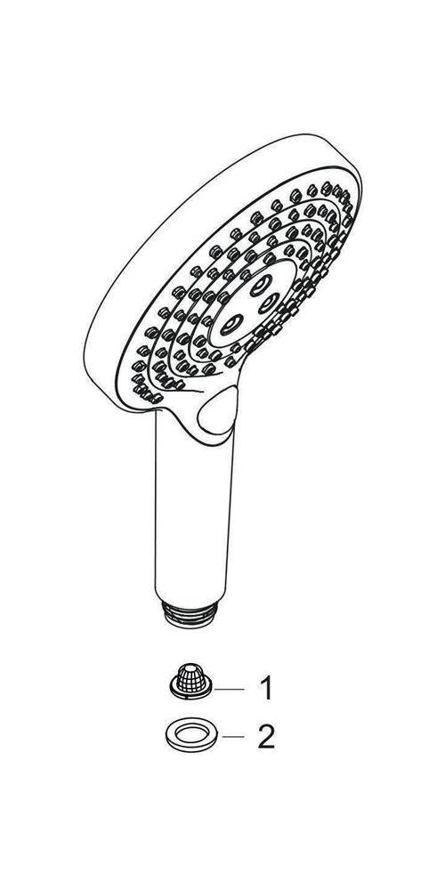 hansgrohe HG Handbrause Raindance Select S 120 3jet PowderRain chrom-2