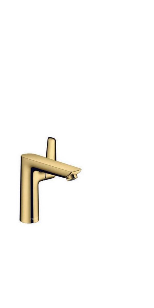 Hansgrohe Talis E Einhebel-Waschtischmischer 150mm, 5l/min, Zugstangen-Ablaufgarnitur, Polished Gold Optic