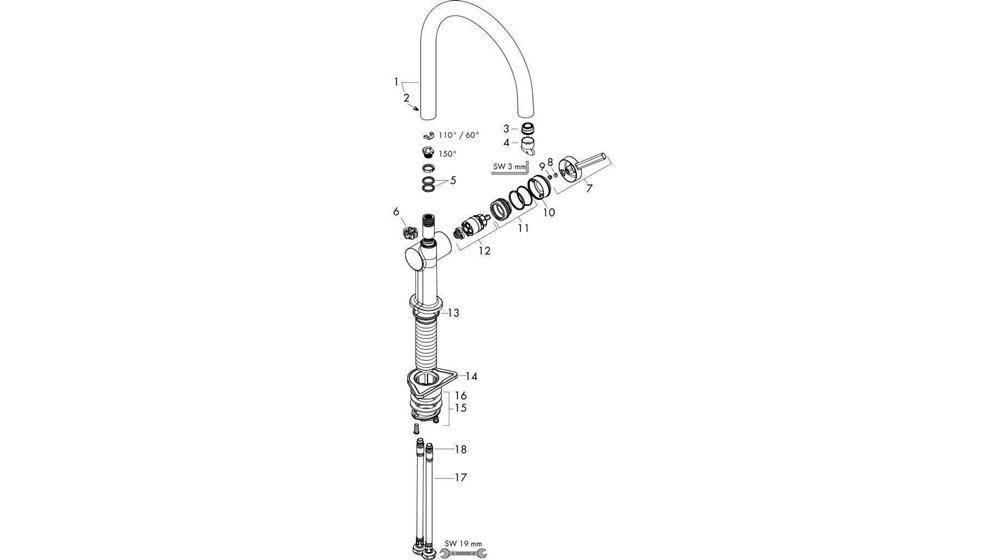 HG Spültischmischer 220 Talis M541 1jet edelstahl-optik-2