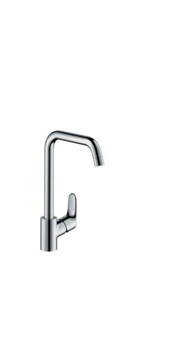 Einhebel-Spültischmischer 260 FOCUS DN 15 Edelstahl-Optik