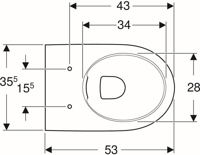 Geberit Wand-Tiefspül-WC RENOVA COMFORT Rimfree erhöht-3