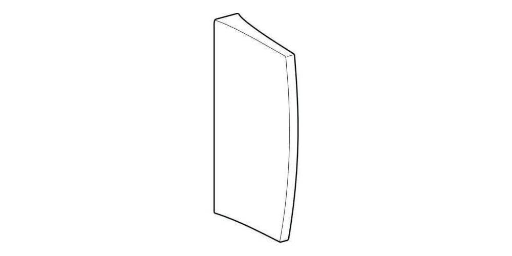 Geberit Urinaltrennwand 700x400x100mm weiß-4