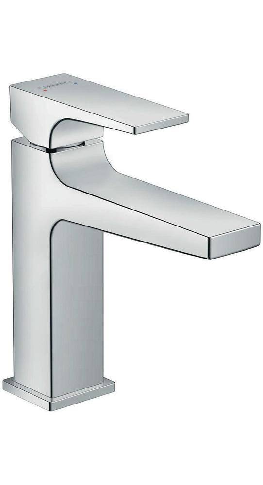 Hansgrohe Metropol Einhebel-Waschtischmischer 110mm, 5l/min, Hebelgriff, Push-Open Ablaufgarnitur, Chrom