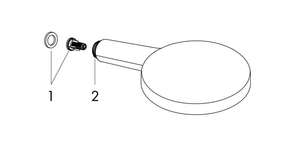 Hansgrohe Raindance Select S Handbrause 120mm, 15l/min, 3jet, Brushed Black Chrome-2