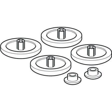 GEBERIT 598094000 Sitzdeckelpuffer für WC-Sitze-1
