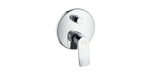 Hansgrohe Metris Wannenmischer Unterputz Fertigset Chrom mit Sicherungskombination