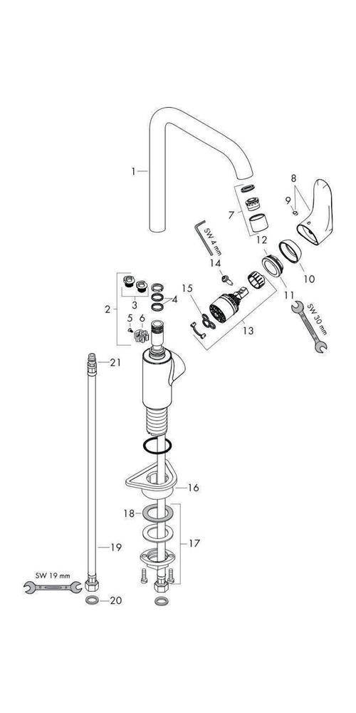 Einhebel-Spültischmischer 260 FOCUS DN 15 chrom-2