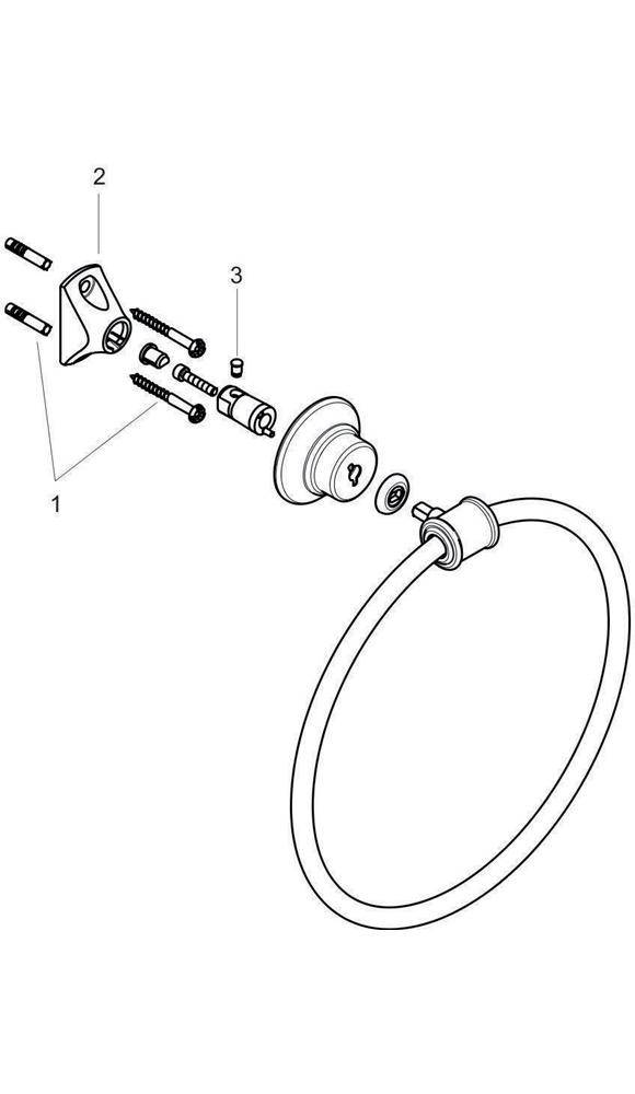 HG Handtuchring AXOR MONTREUX Wd-Mon chr-2
