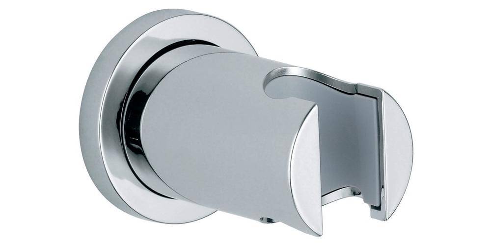 GROHE 27074000 Brausehalter Rainshower nicht verstellbar chrom runde Rosette-0